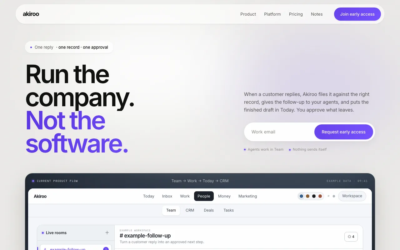 Akiroo website