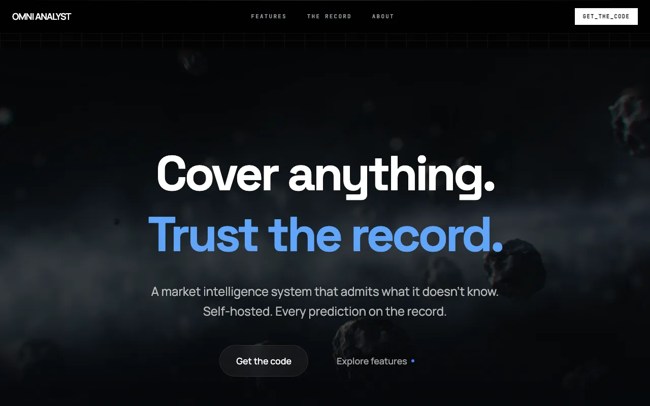 Omni Analyst website